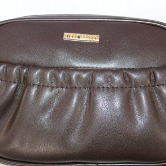👜 Steve Madden Espresso Brown Faux Leather Belt Bag Fanny Pack Crossbody NWT - Picture 2 of 8